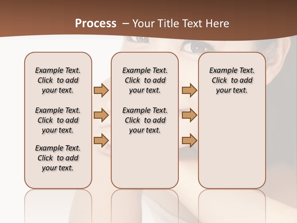 A Woman Posing For A Picture With Her Arms Crossed PowerPoint Template