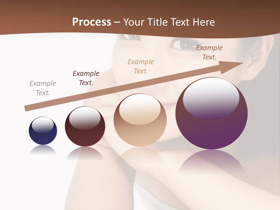 A Woman Posing For A Picture With Her Arms Crossed PowerPoint Template