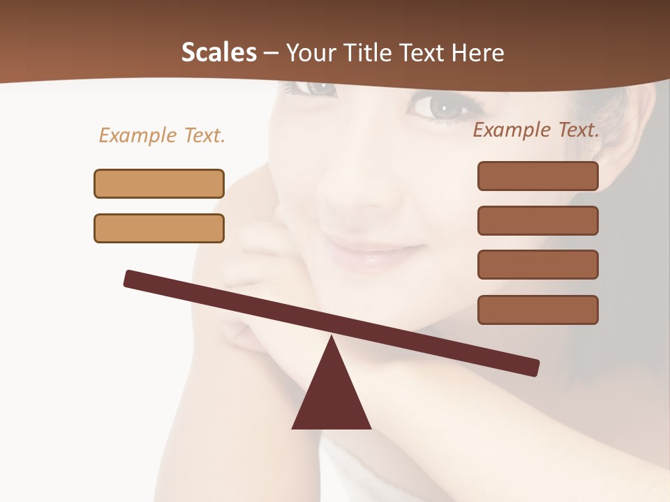 A Woman Posing For A Picture With Her Arms Crossed PowerPoint Template