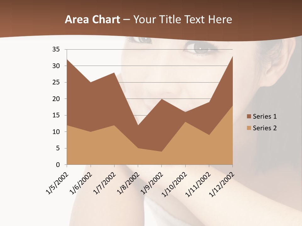 A Woman Posing For A Picture With Her Arms Crossed PowerPoint Template