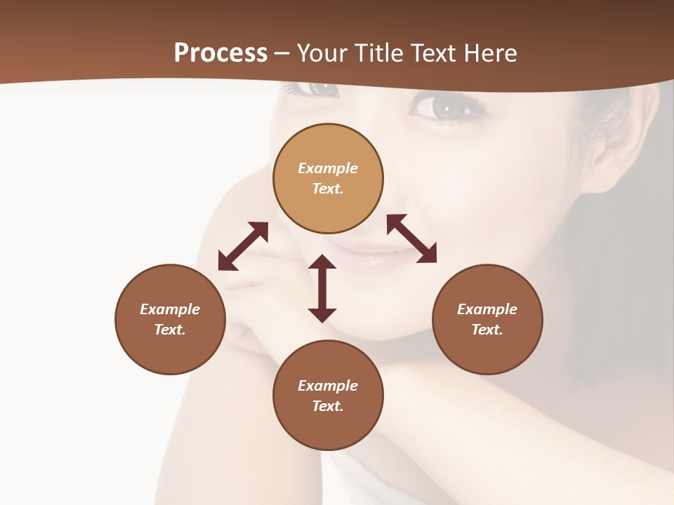 A Woman Posing For A Picture With Her Arms Crossed PowerPoint Template