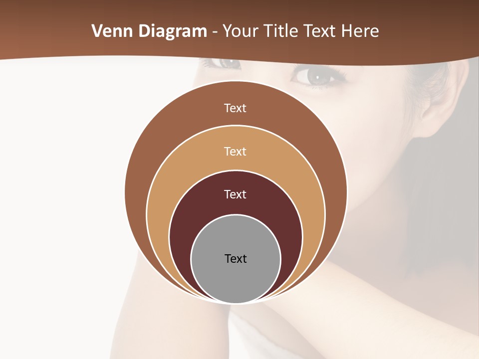 A Woman Posing For A Picture With Her Arms Crossed PowerPoint Template