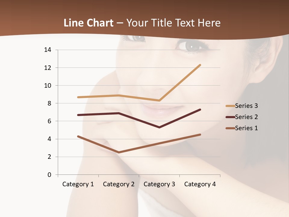 A Woman Posing For A Picture With Her Arms Crossed PowerPoint Template