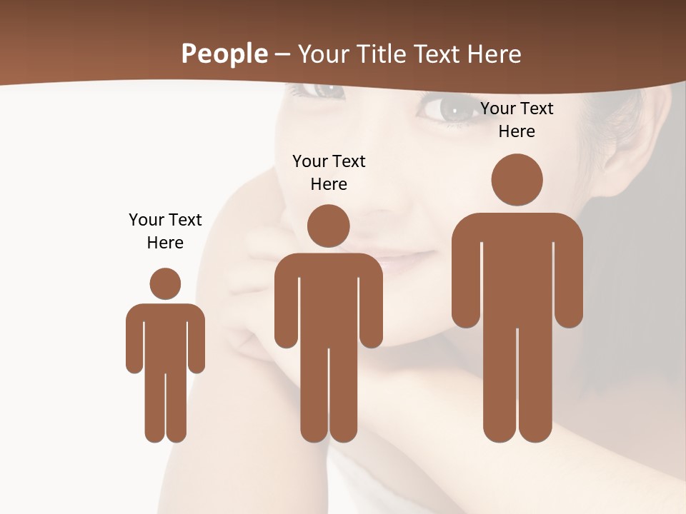 A Woman Posing For A Picture With Her Arms Crossed PowerPoint Template