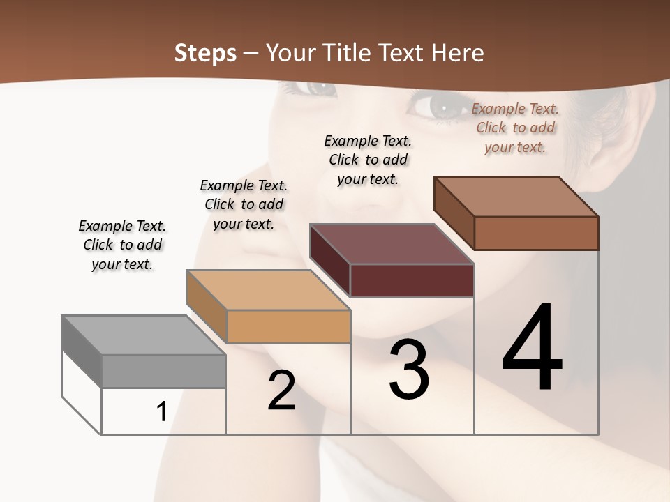 A Woman Posing For A Picture With Her Arms Crossed PowerPoint Template