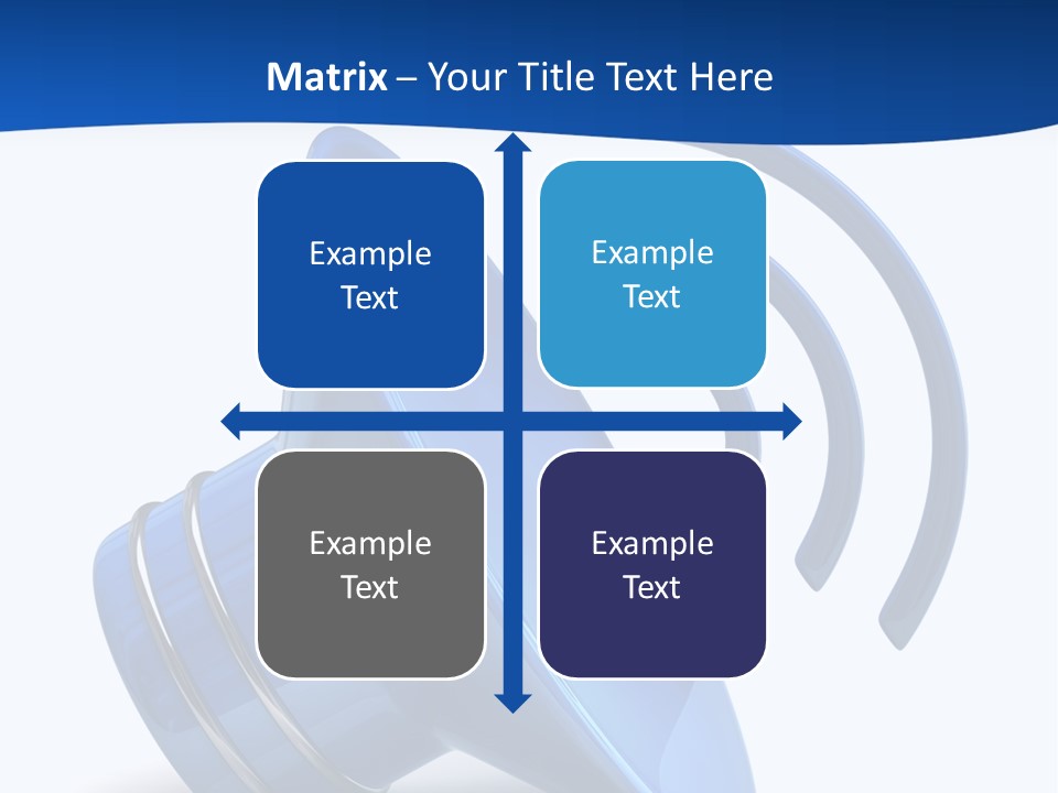 Isolated Alarm Communication PowerPoint Template