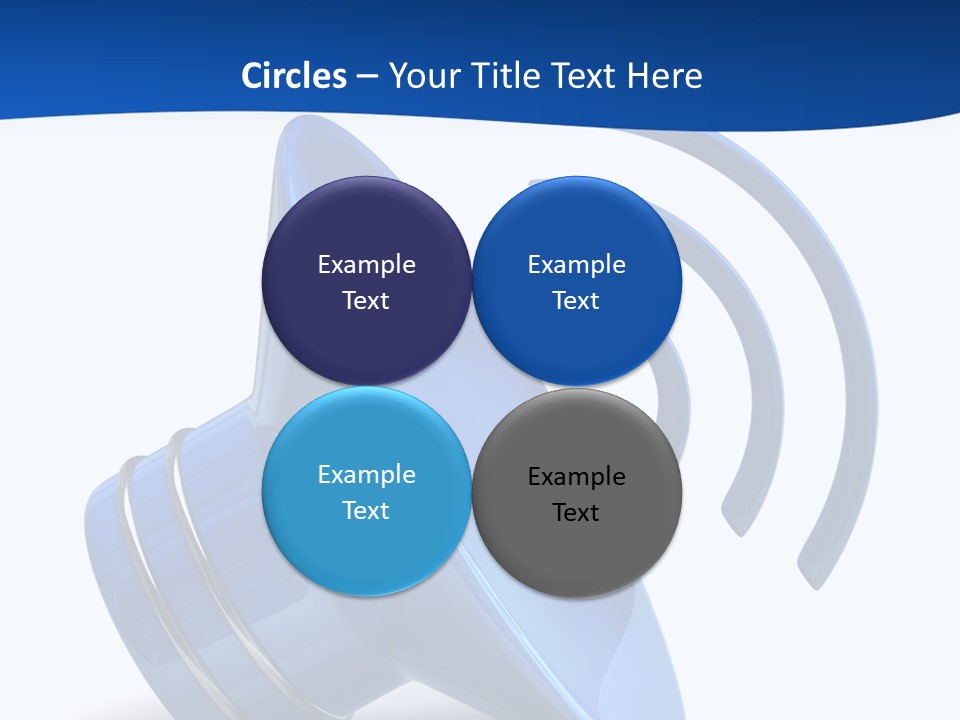 Isolated Alarm Communication PowerPoint Template