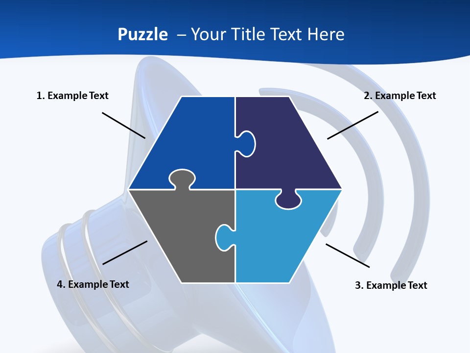 Isolated Alarm Communication PowerPoint Template