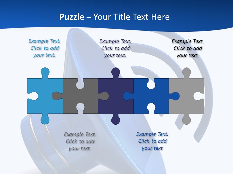 Isolated Alarm Communication PowerPoint Template