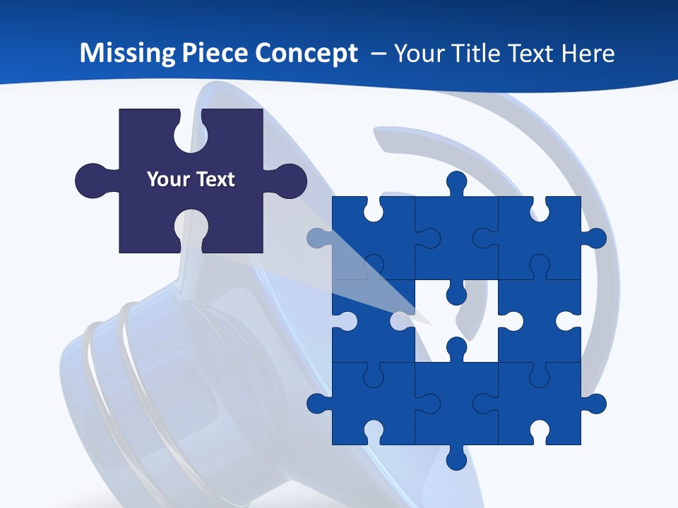 Isolated Alarm Communication PowerPoint Template