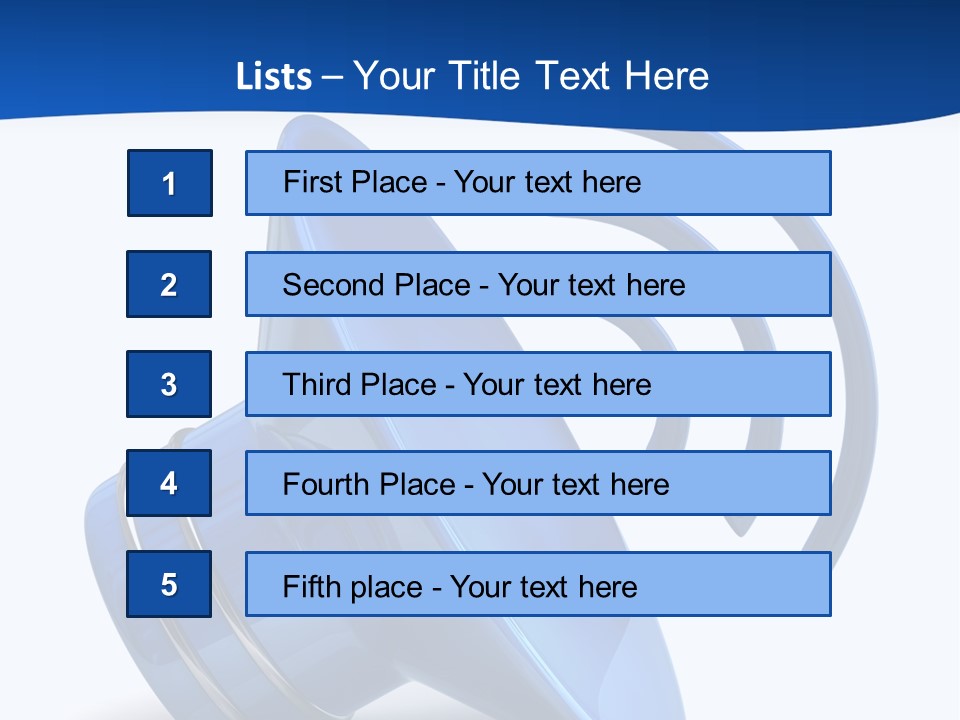 Isolated Alarm Communication PowerPoint Template