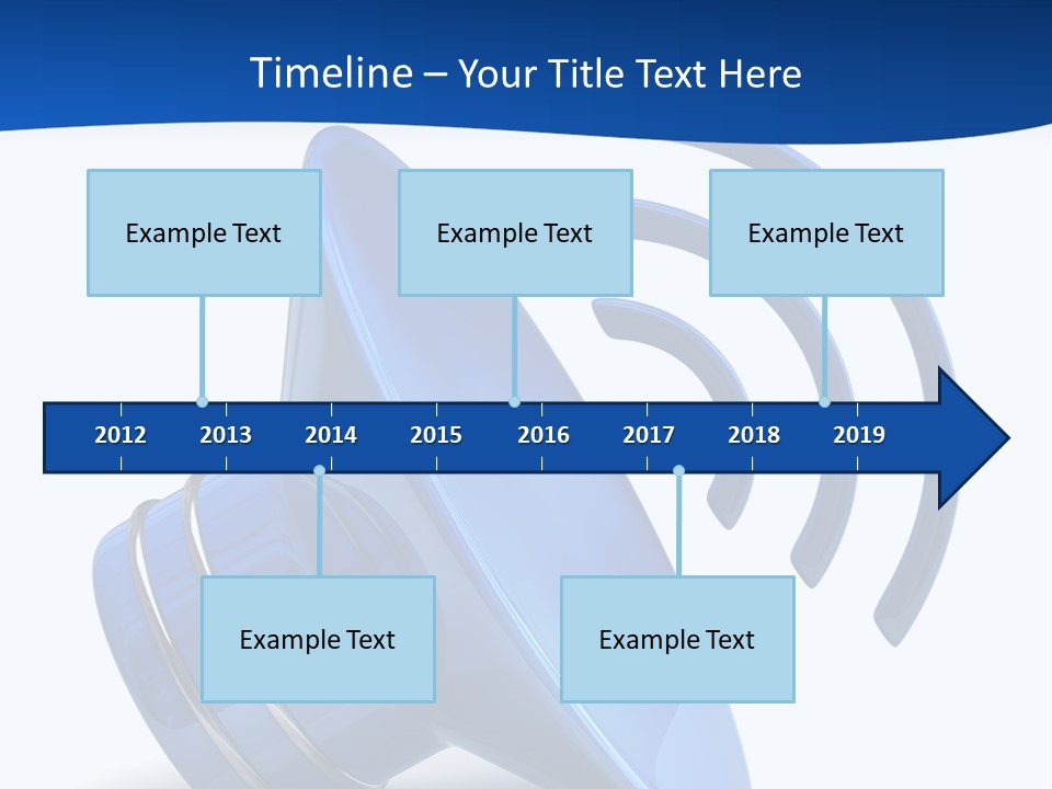 Isolated Alarm Communication PowerPoint Template
