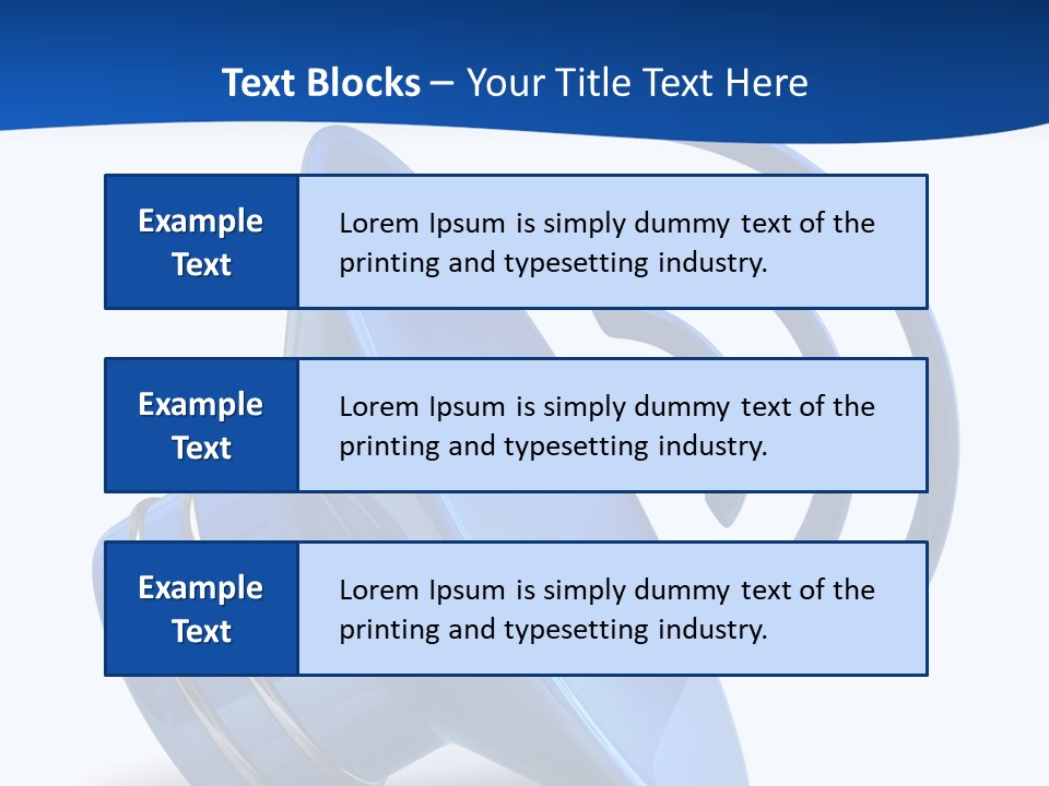 Isolated Alarm Communication PowerPoint Template