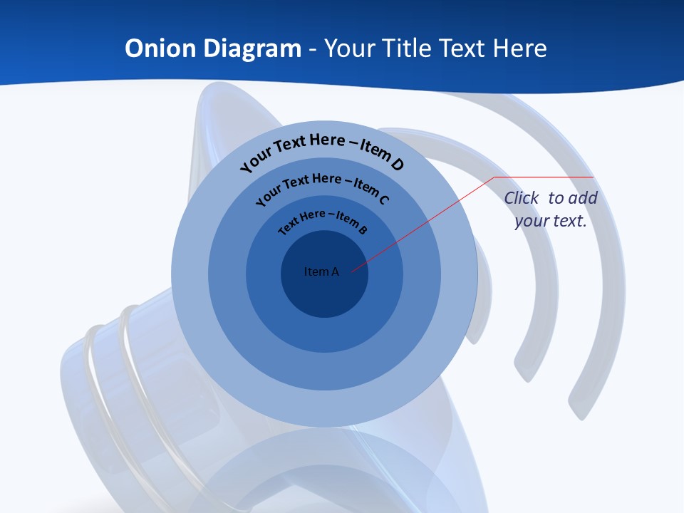 Isolated Alarm Communication PowerPoint Template