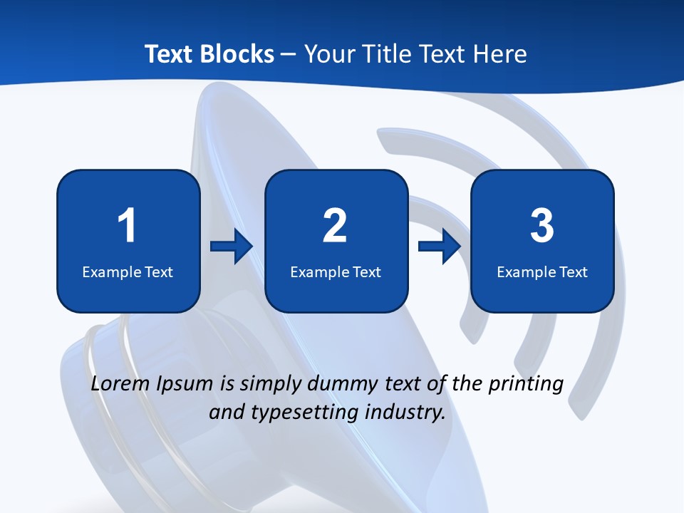 Isolated Alarm Communication PowerPoint Template
