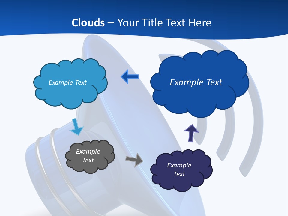 Isolated Alarm Communication PowerPoint Template
