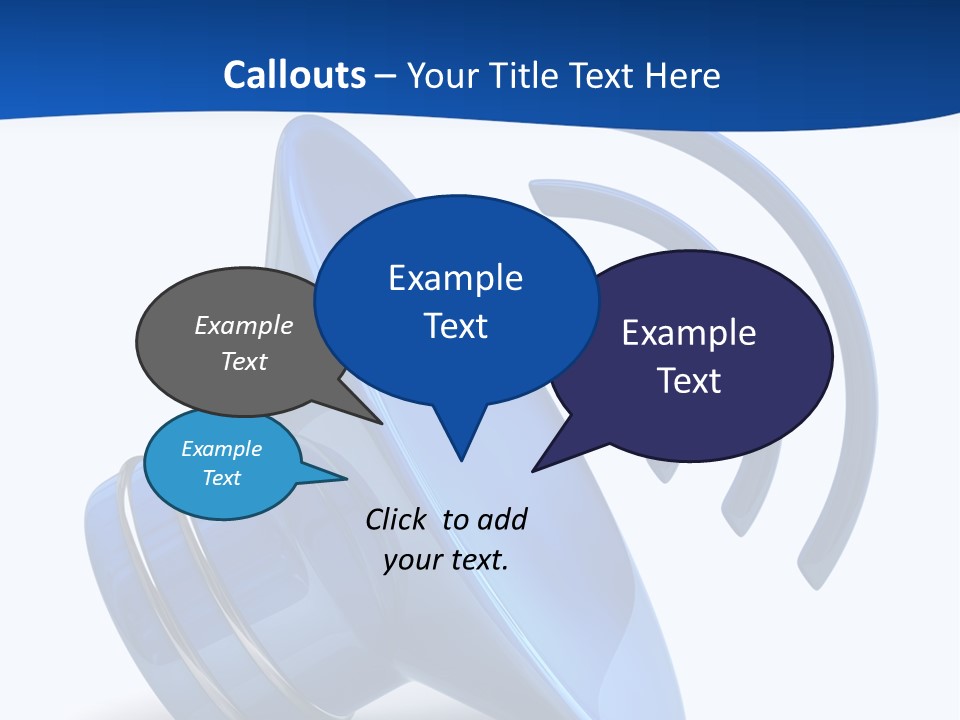 Isolated Alarm Communication PowerPoint Template