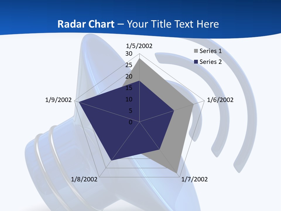 Isolated Alarm Communication PowerPoint Template