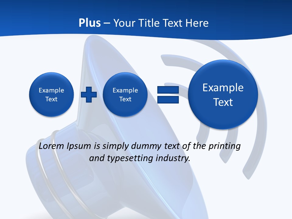Isolated Alarm Communication PowerPoint Template