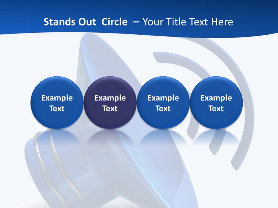 Isolated Alarm Communication PowerPoint Template