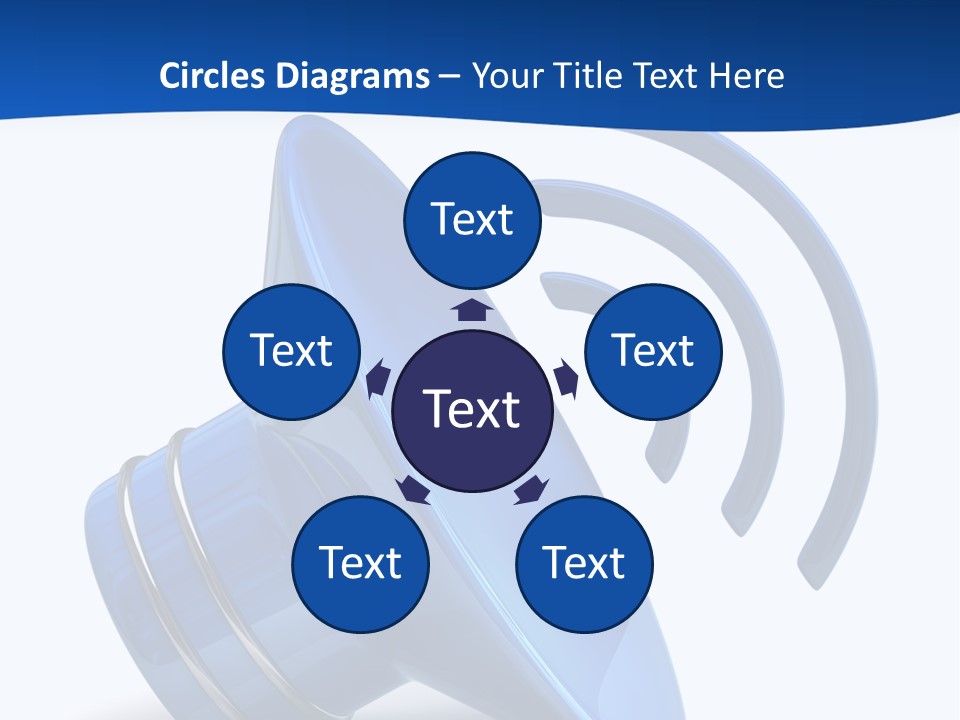 Isolated Alarm Communication PowerPoint Template