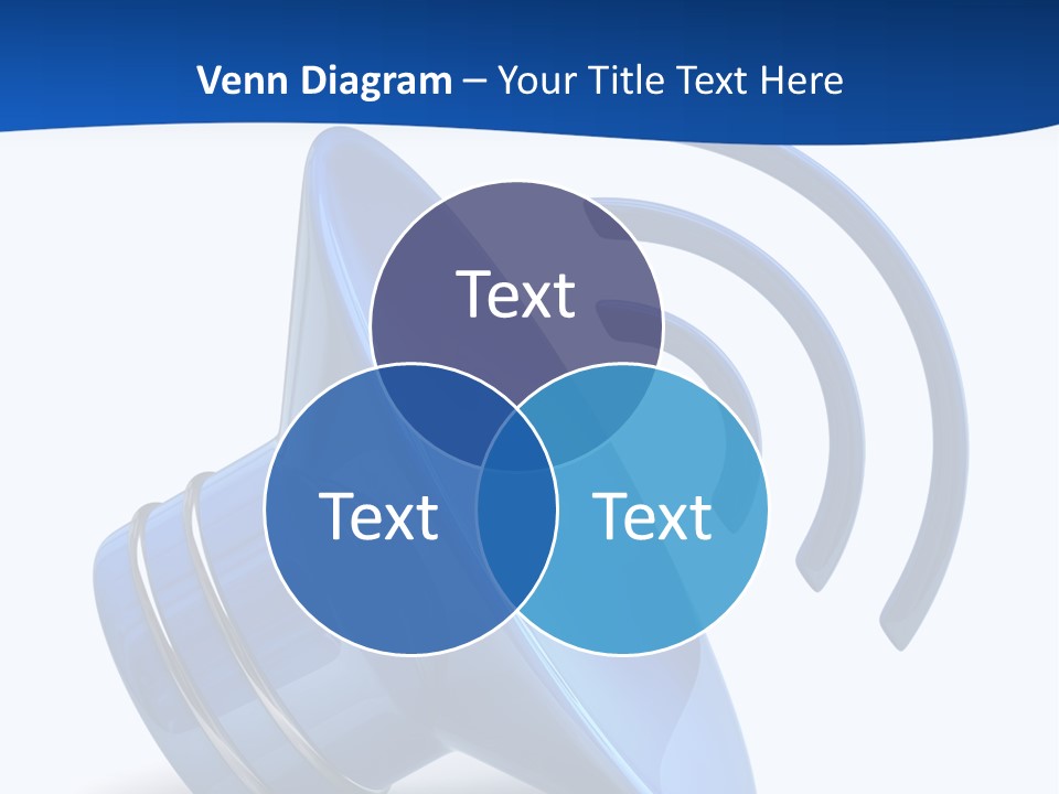 Isolated Alarm Communication PowerPoint Template