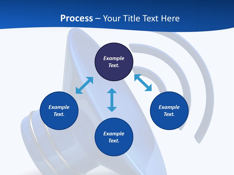 Isolated Alarm Communication PowerPoint Template