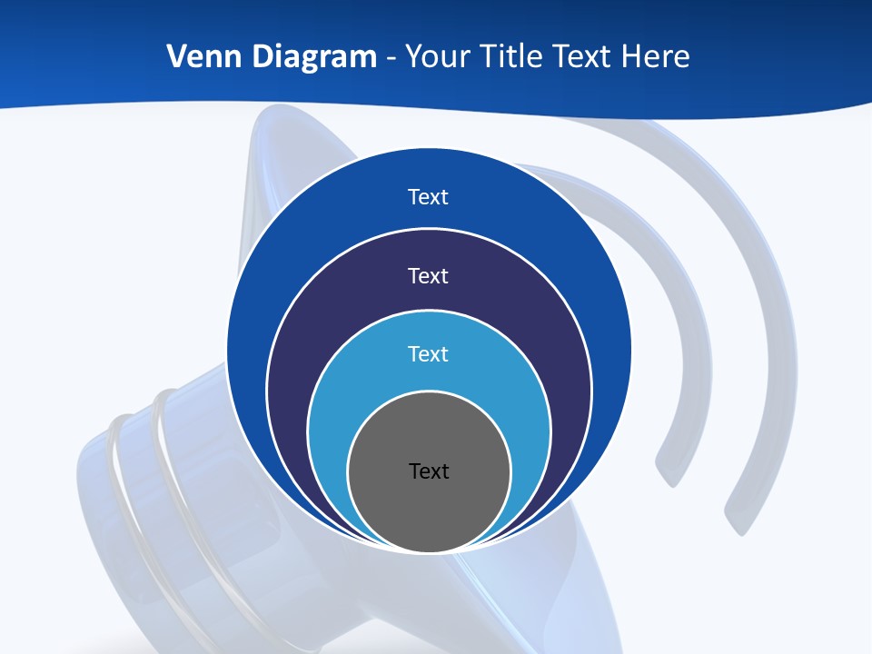 Isolated Alarm Communication PowerPoint Template