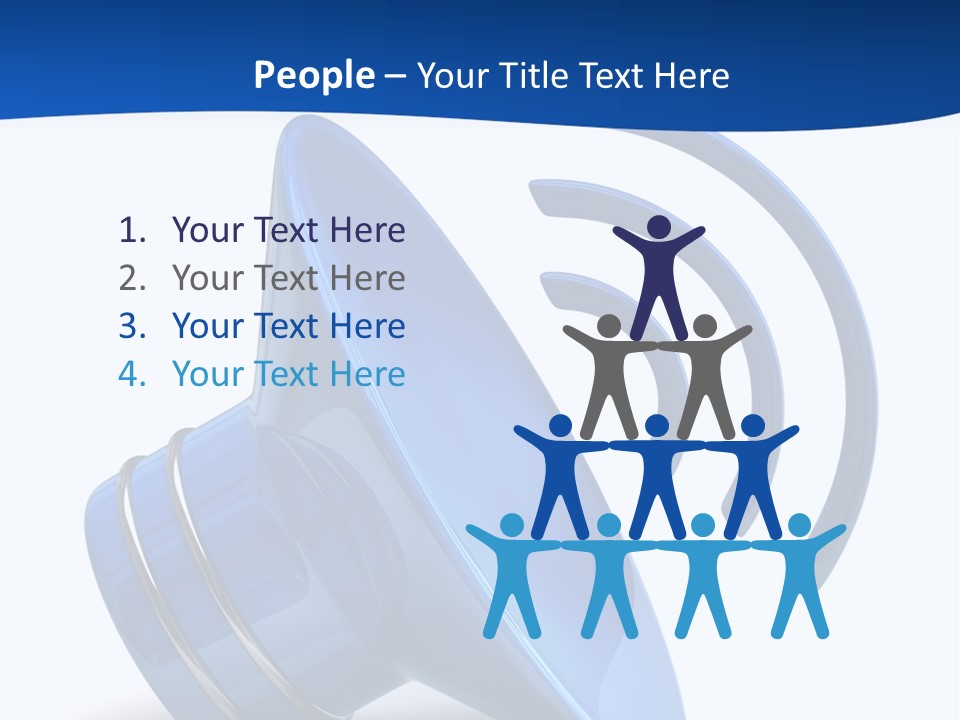 Isolated Alarm Communication PowerPoint Template