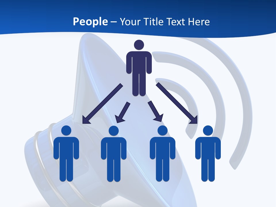 Isolated Alarm Communication PowerPoint Template