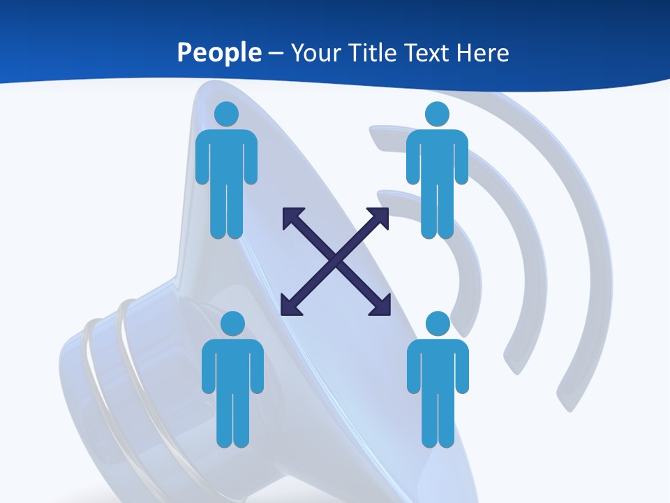 Isolated Alarm Communication PowerPoint Template