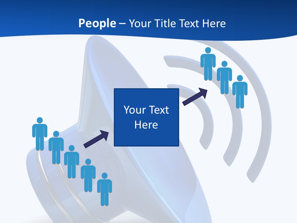 Isolated Alarm Communication PowerPoint Template