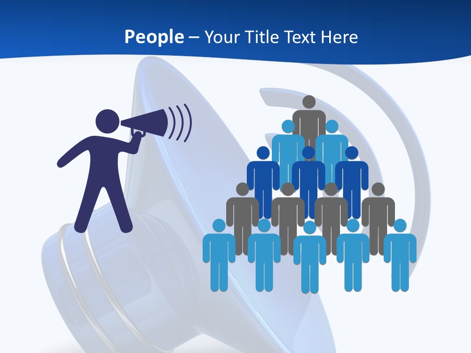 Isolated Alarm Communication PowerPoint Template