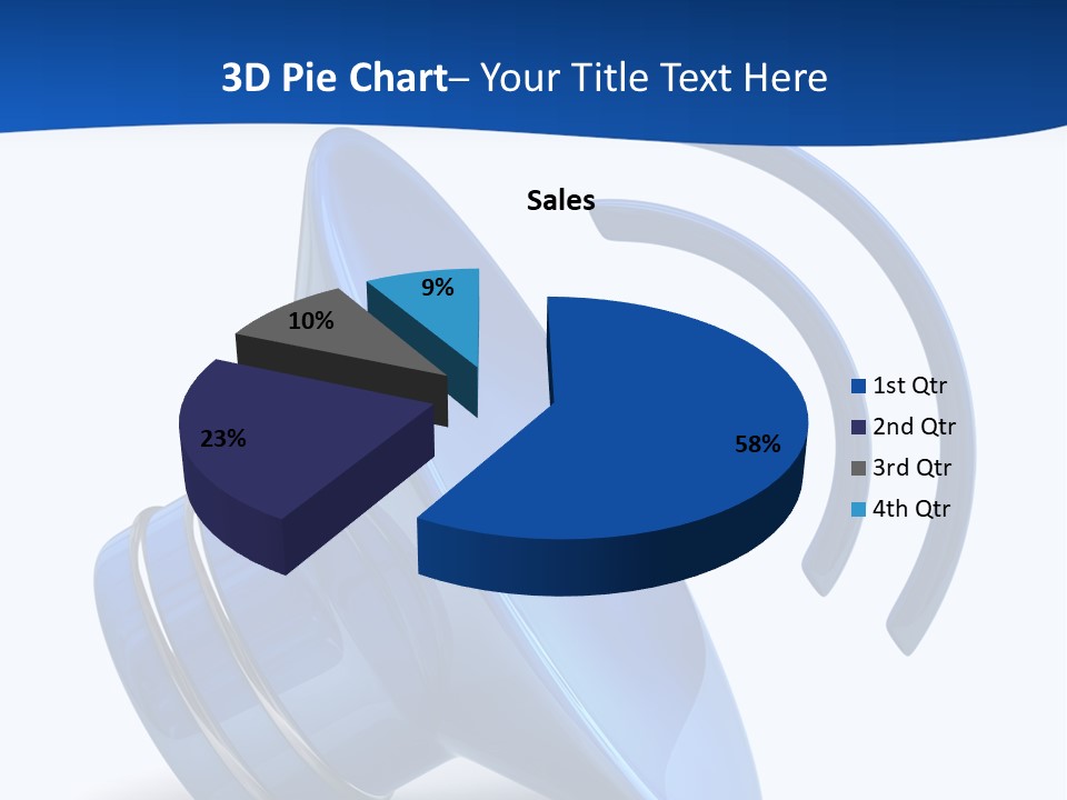 Isolated Alarm Communication PowerPoint Template