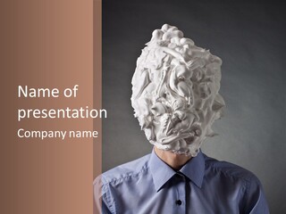 Male One Shave PowerPoint Template