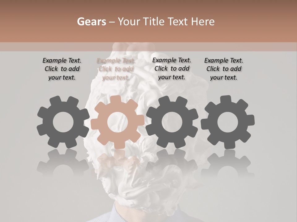 Male One Shave PowerPoint Template