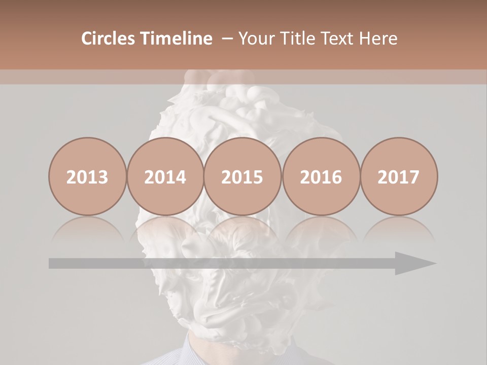 Male One Shave PowerPoint Template