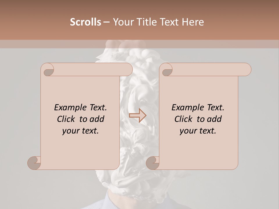 Male One Shave PowerPoint Template