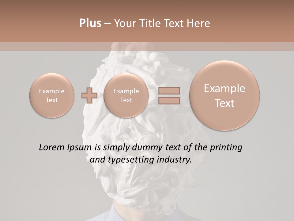 Male One Shave PowerPoint Template