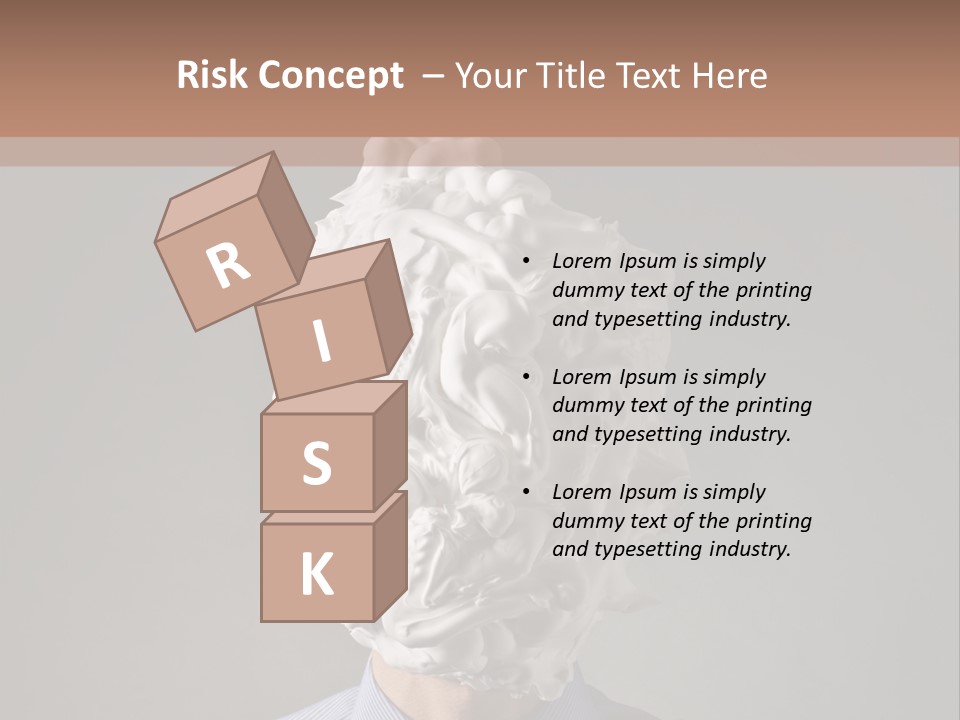 Male One Shave PowerPoint Template