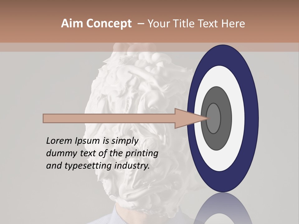 Male One Shave PowerPoint Template