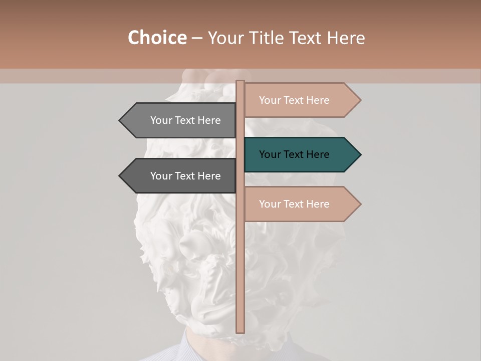 Male One Shave PowerPoint Template