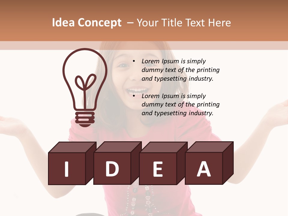 Beauty Smile Education PowerPoint Template