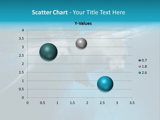 Underwater Fjord Berg PowerPoint Template