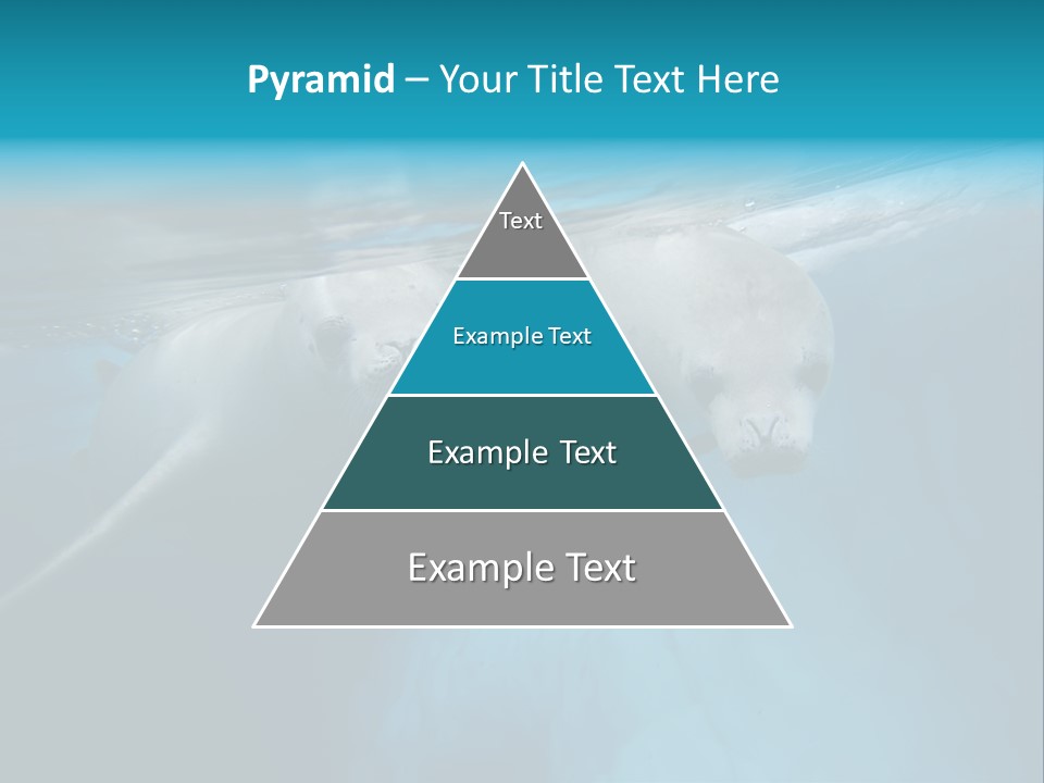 Underwater Fjord Berg PowerPoint Template