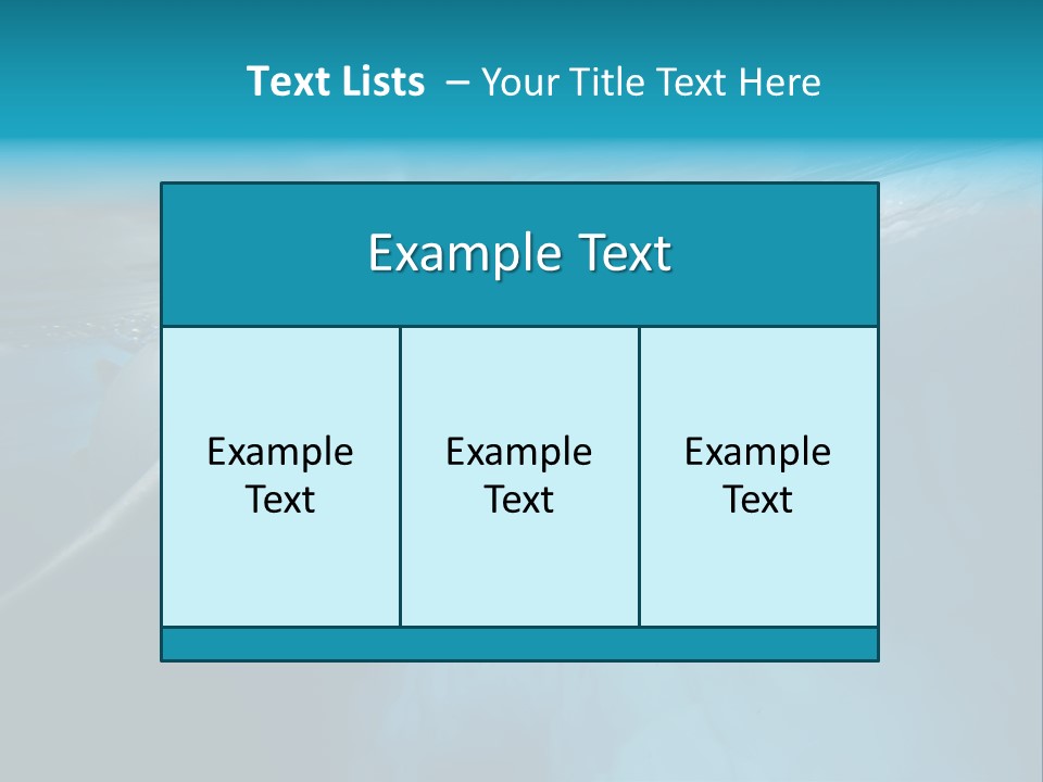 Underwater Fjord Berg PowerPoint Template