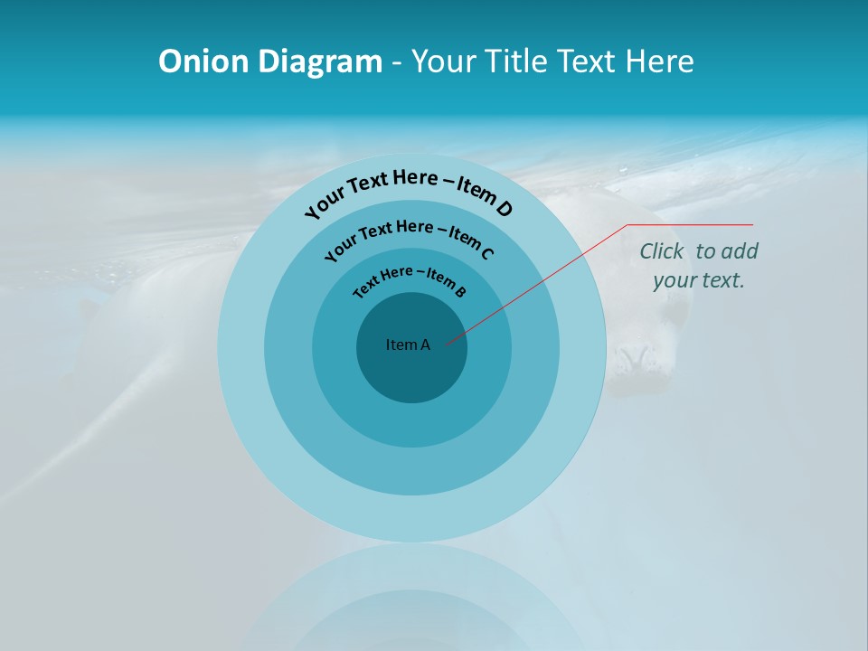 Underwater Fjord Berg PowerPoint Template