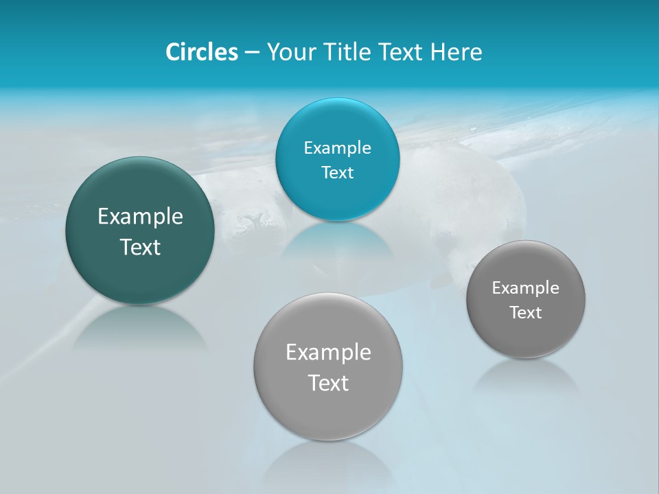 Underwater Fjord Berg PowerPoint Template