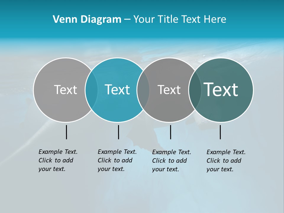 Underwater Fjord Berg PowerPoint Template