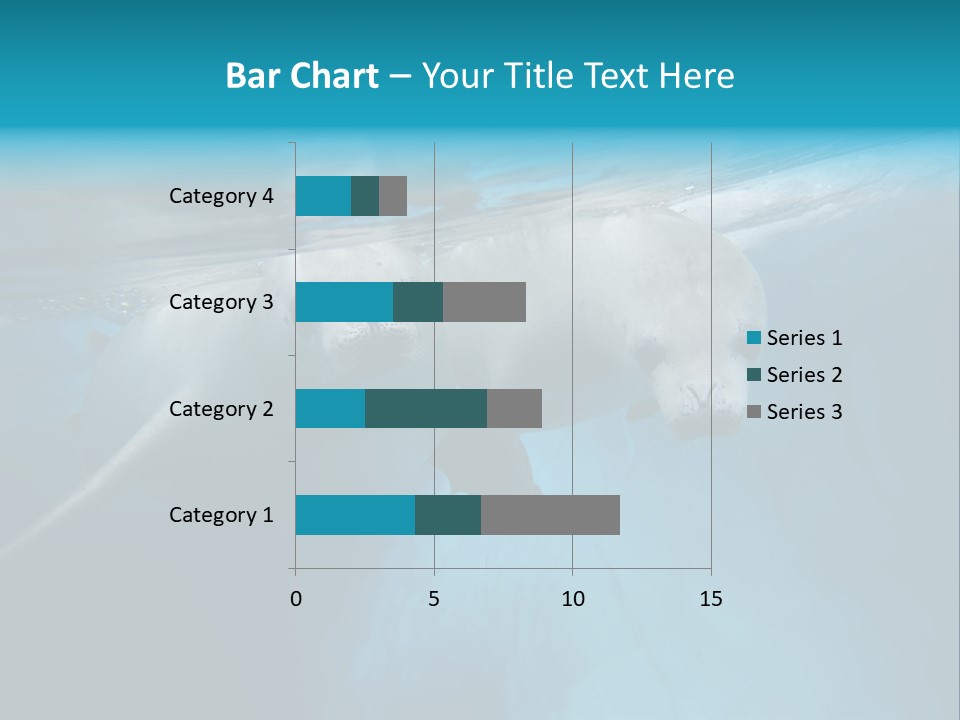 Underwater Fjord Berg PowerPoint Template